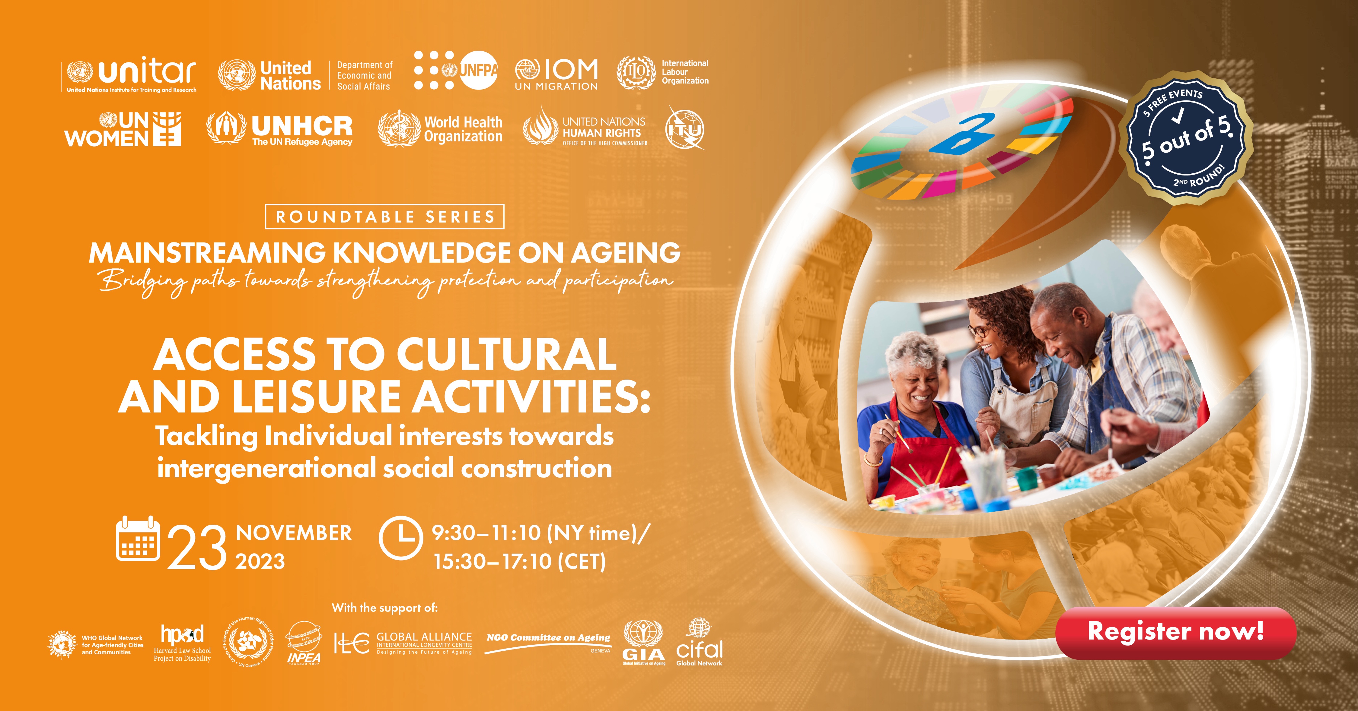 VIRTUAL ROUNDTABLE SERIES. "MAINSTREAMING KNOWLEDGE ON AGEING".…