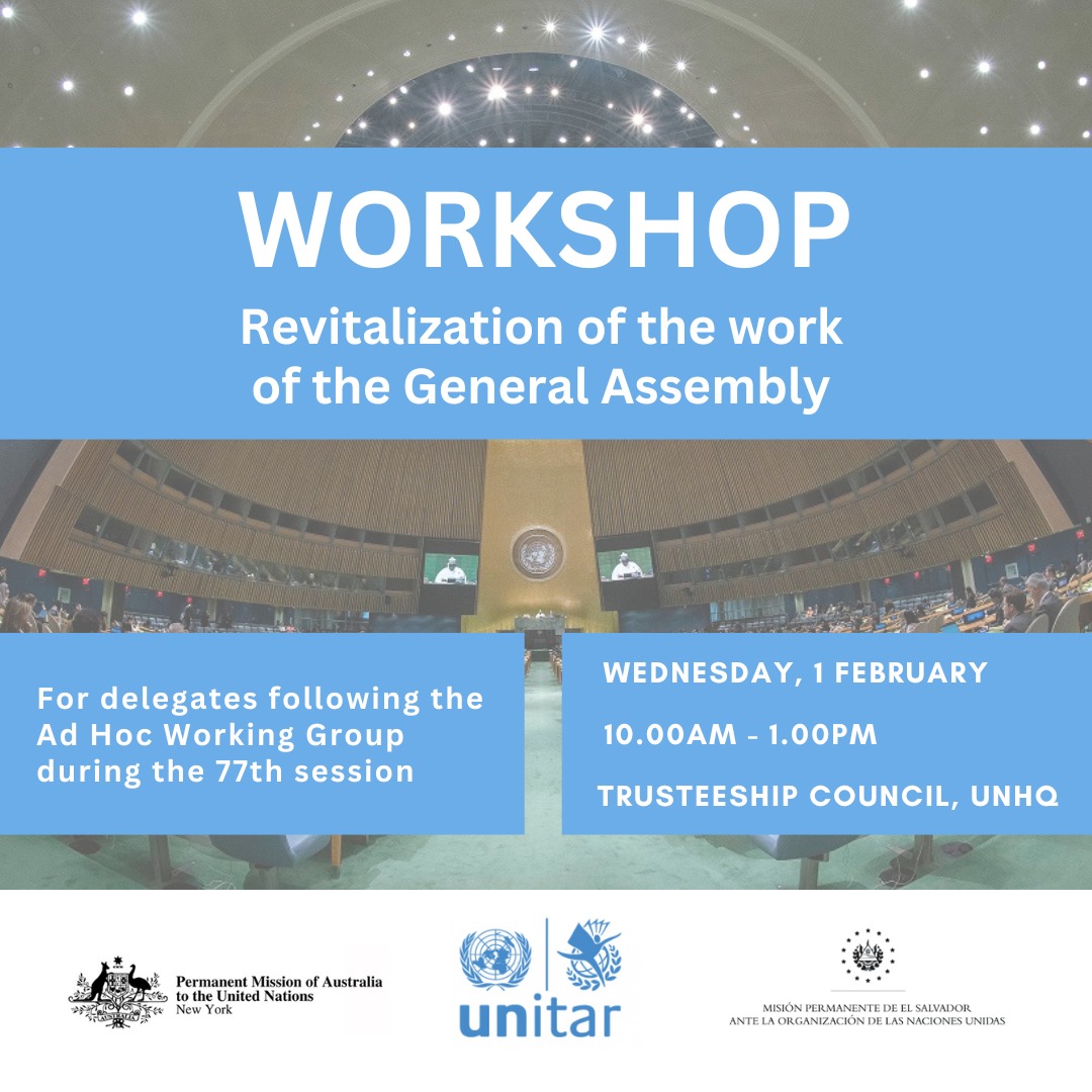 Workshop on Revitalization of the Process of the General Assembly