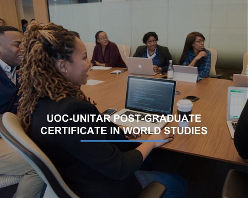 UOC - UNITAR Post-Graduate Certificate in Regional Studies and…