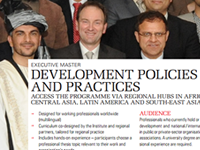 Executive Master's in Development Policies and Practices