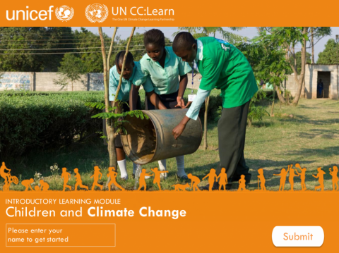 Children And Climate Change | UNITAR