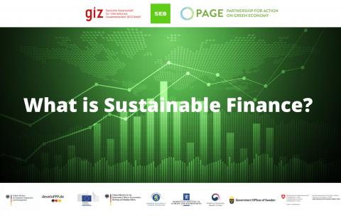 Introduction To Sustainable Finance | UNITAR